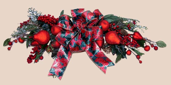 Shaganappi Designs - Christmas Red Fruit Swag