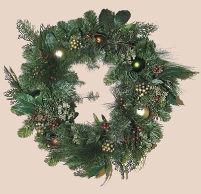 Shaganappi Designs - Christmas Evergreen Wreath